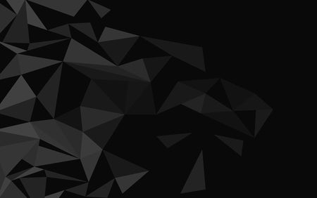 Premium Peel & Stick Wall Mural - Abstract Black Triangles