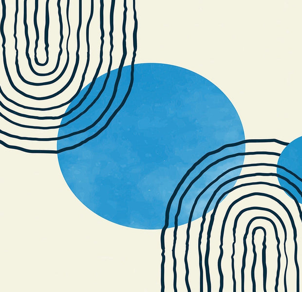 Premium Peel & Stick Wall Mural - Abstract Circles