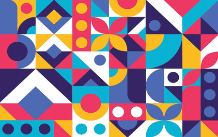 Premium Peel & Stick Wall Mural - Abstract Geometry
