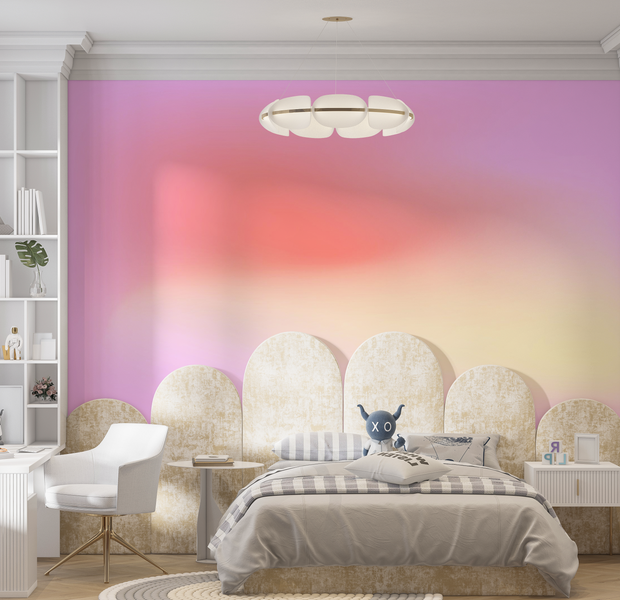 Premium Wallpaper Wall Mural - Abstract Gradient 60"Wx40"H / Non-Woven Fleece