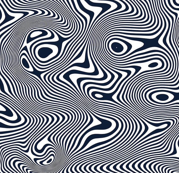 Premium Peel & Stick Wall Mural - Abstract Line Art