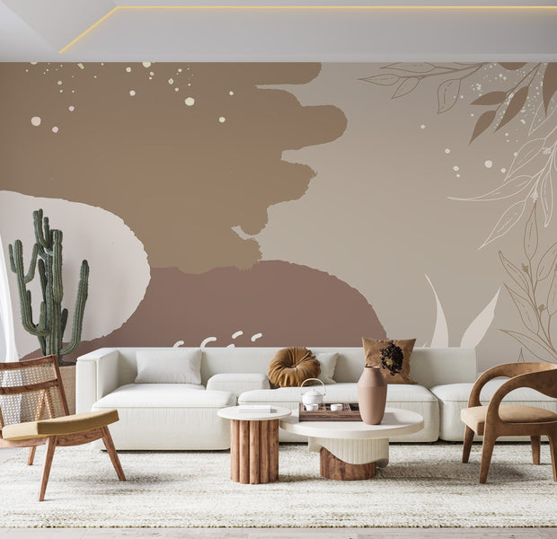 Premium Wallpaper Wall Mural - Abstract Nature 60"Wx40"H / Non-Woven Fleece