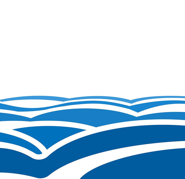 Premium Peel & Stick Wall Mural - Abstract Ocean Waves