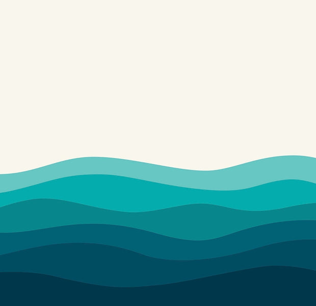 Premium Peel & Stick Wall Mural - Abstract Waves