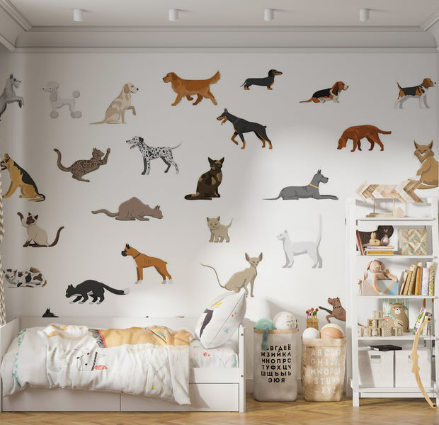 Premium Wallpaper Wall Mural - Animal Collection 60"Wx40"H / Non-Woven Fleece
