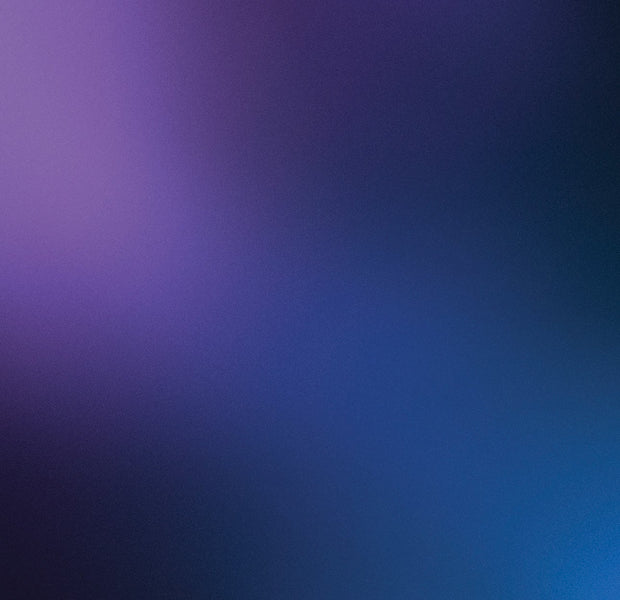 A gradient wall with shades of blue and purple possibly indicating a wall mural in an interior space