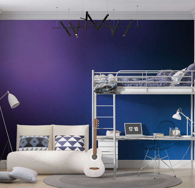 Premium Wallpaper Wall Mural - Blue Gradient Abstract 60"Wx40"H / Non-Woven Fleece