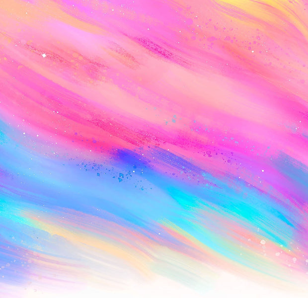 Premium Peel & Stick Wall Mural - Colorful Abstract Art