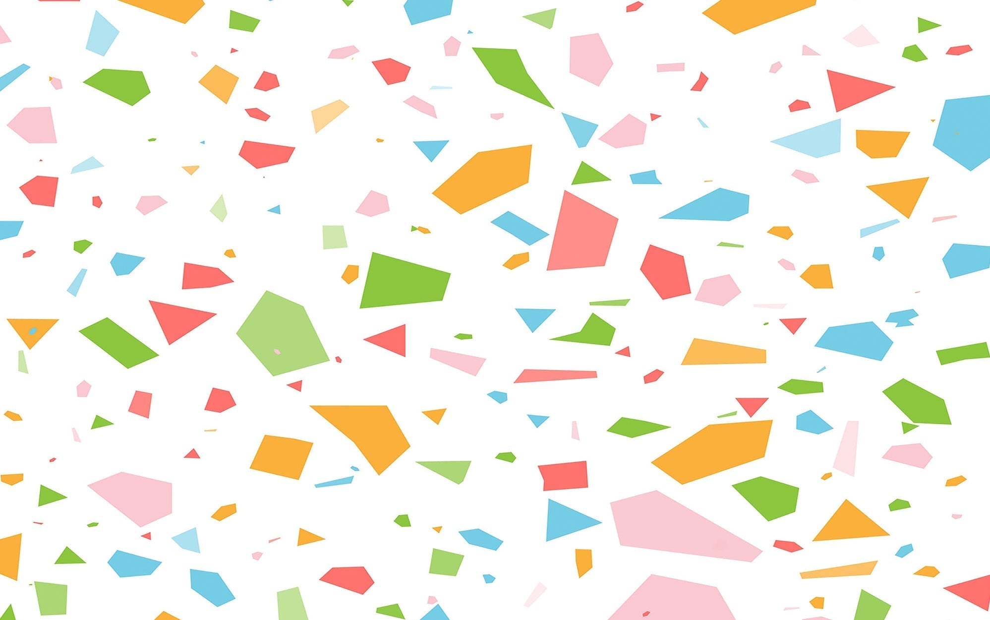 Premium Peel & Stick Wall Mural - Colorful Confetti