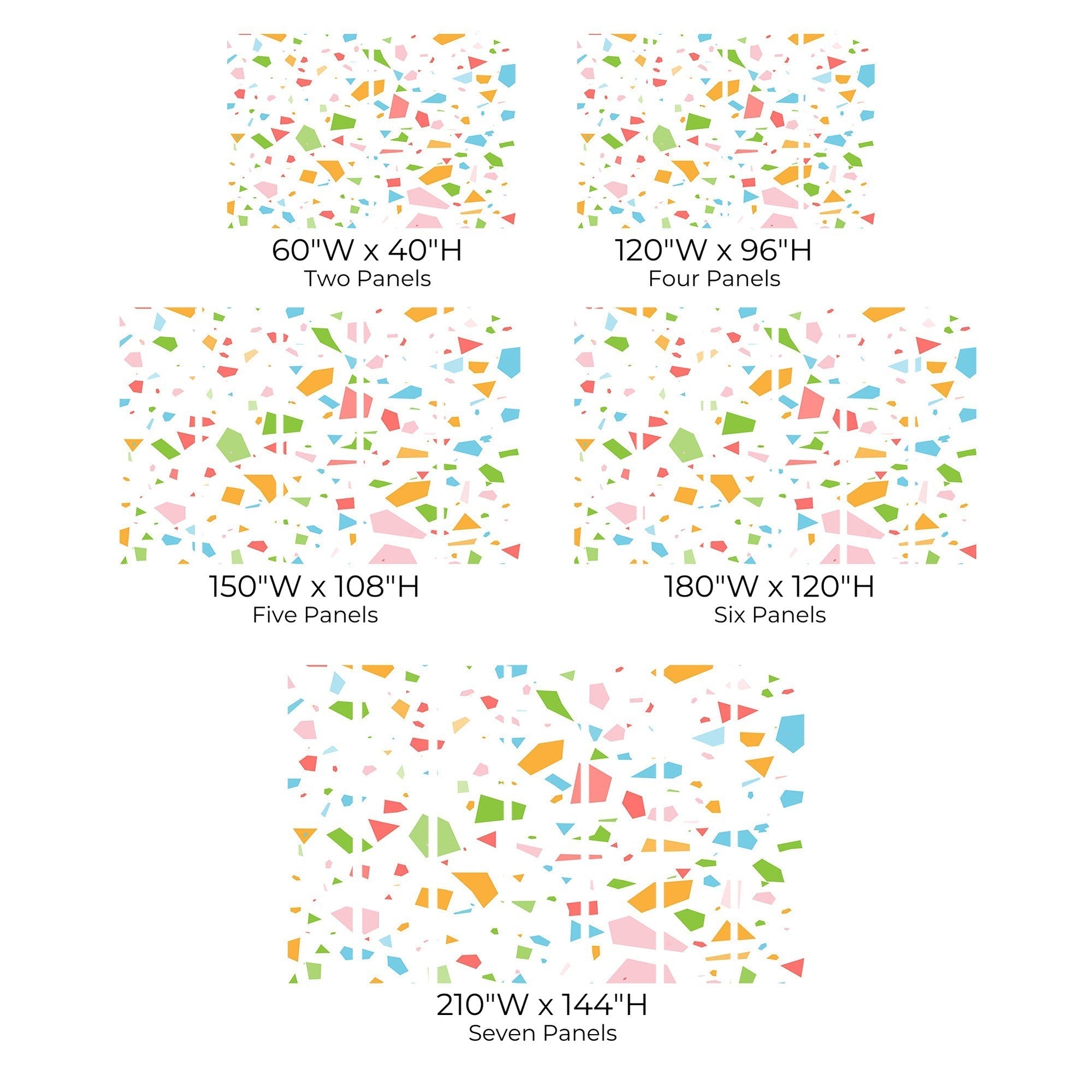 Premium Peel & Stick Wall Mural - Colorful Confetti