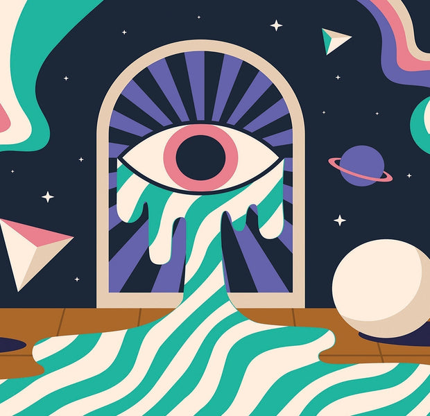 Premium Peel & Stick Wall Mural - Cosmic Eye