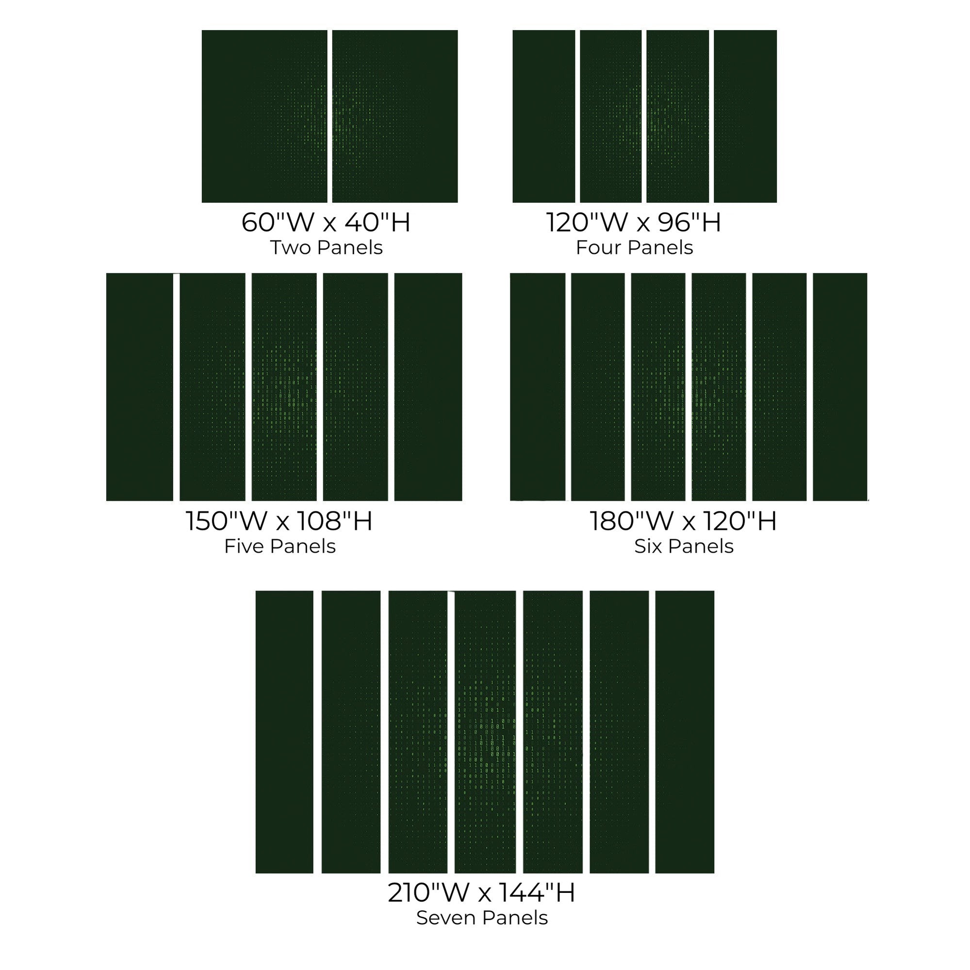 Premium Peel & Stick Wall Mural - Digital Matrix