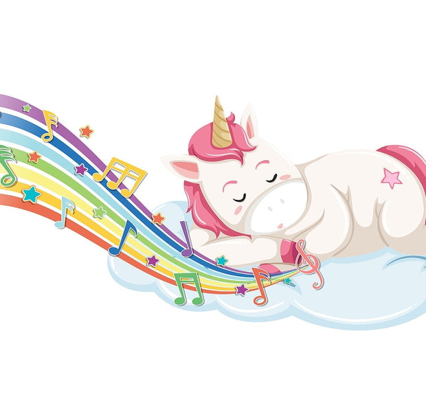 Premium Peel & Stick Wall Mural - Dreamy Unicorn