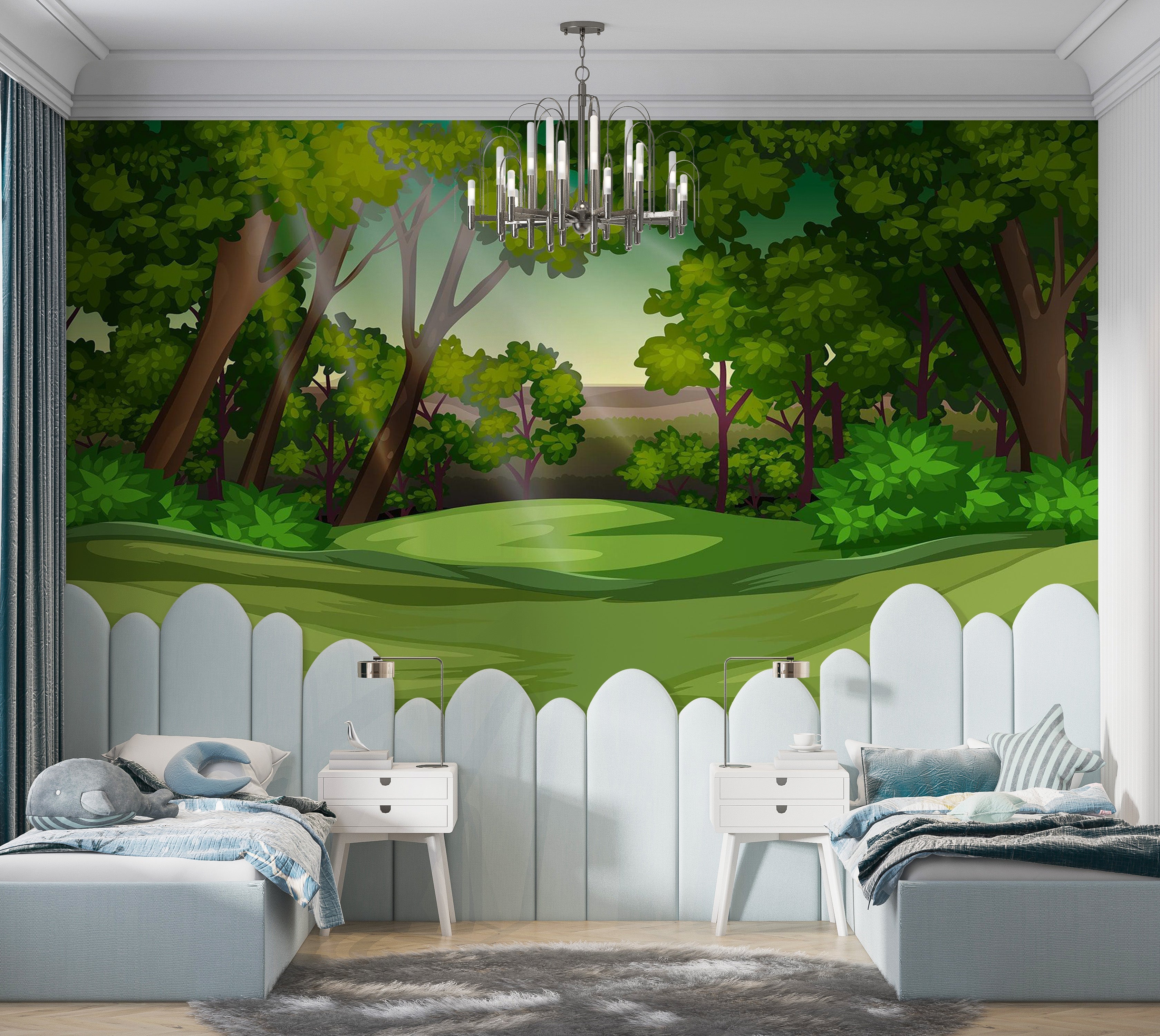 Premium Peel & Stick Wall Mural - Enchanted Forest