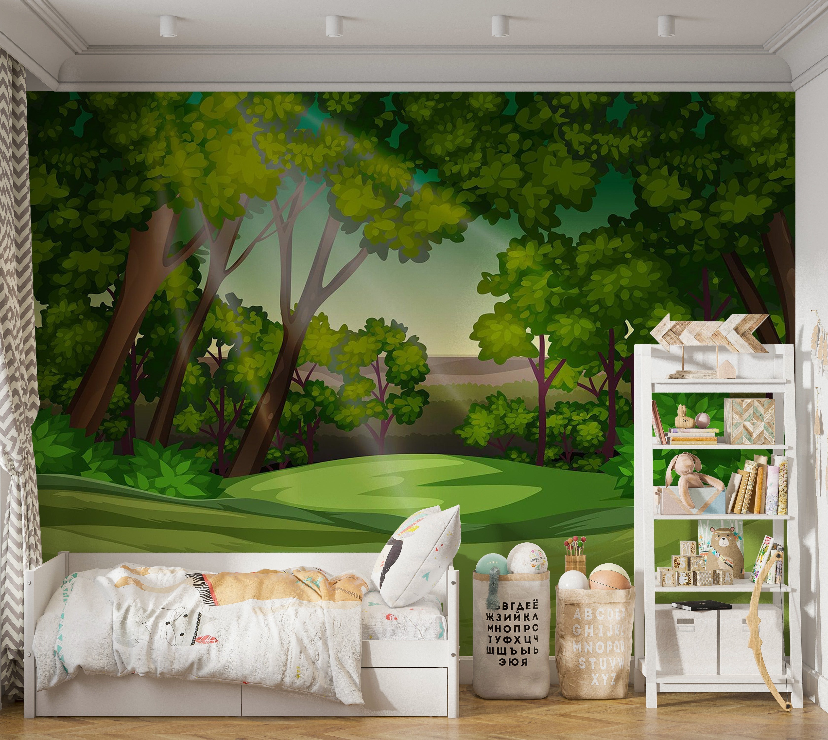 Premium Peel & Stick Wall Mural - Enchanted Forest