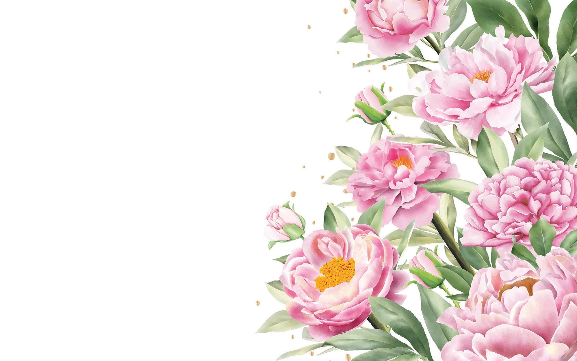 Premium Peel & Stick Wall Mural - Floral Elegance