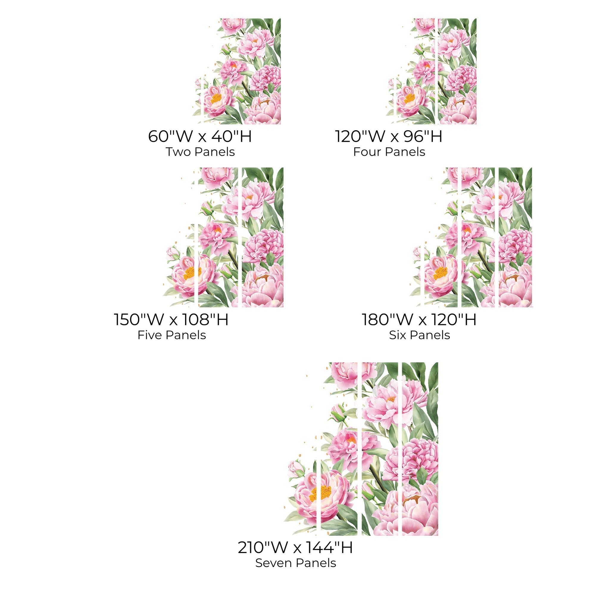 Premium Peel & Stick Wall Mural - Floral Elegance