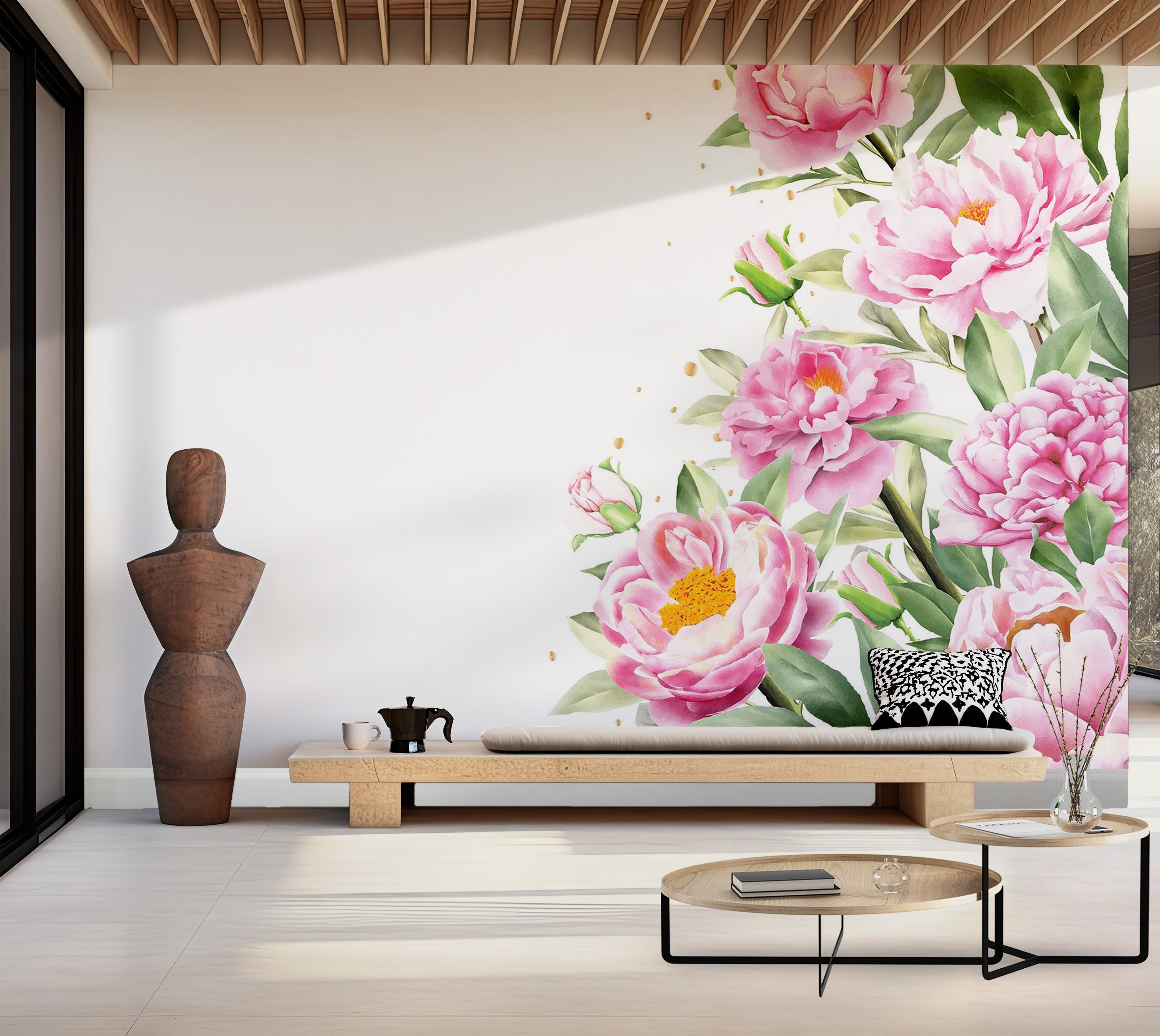 Premium Peel & Stick Wall Mural - Floral Elegance
