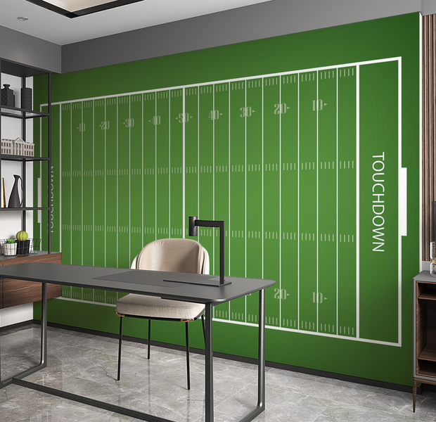 Premium Peel & Stick Wall Mural - Football Field