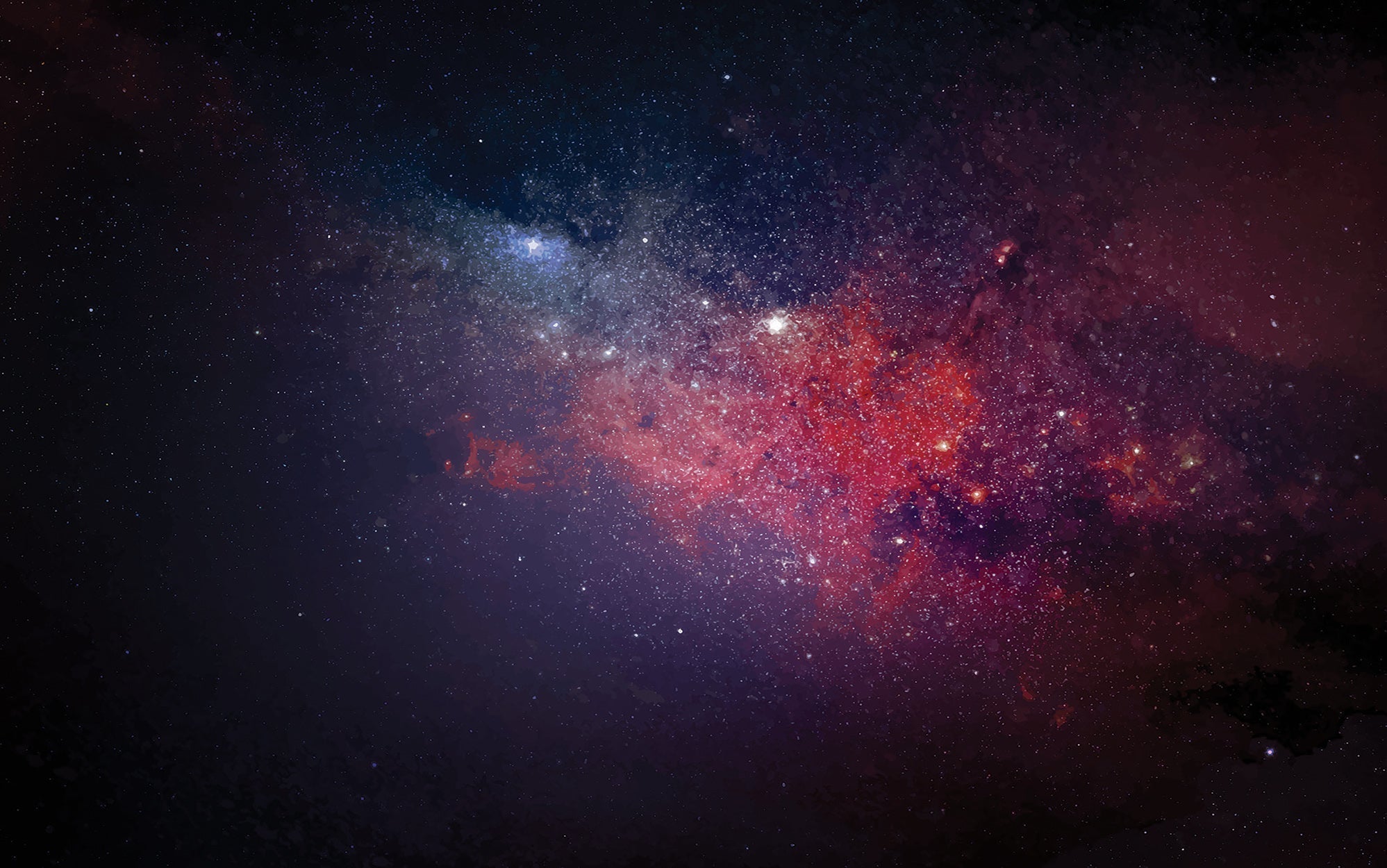 Premium Peel & Stick Wall Mural - Galaxy Stars Space