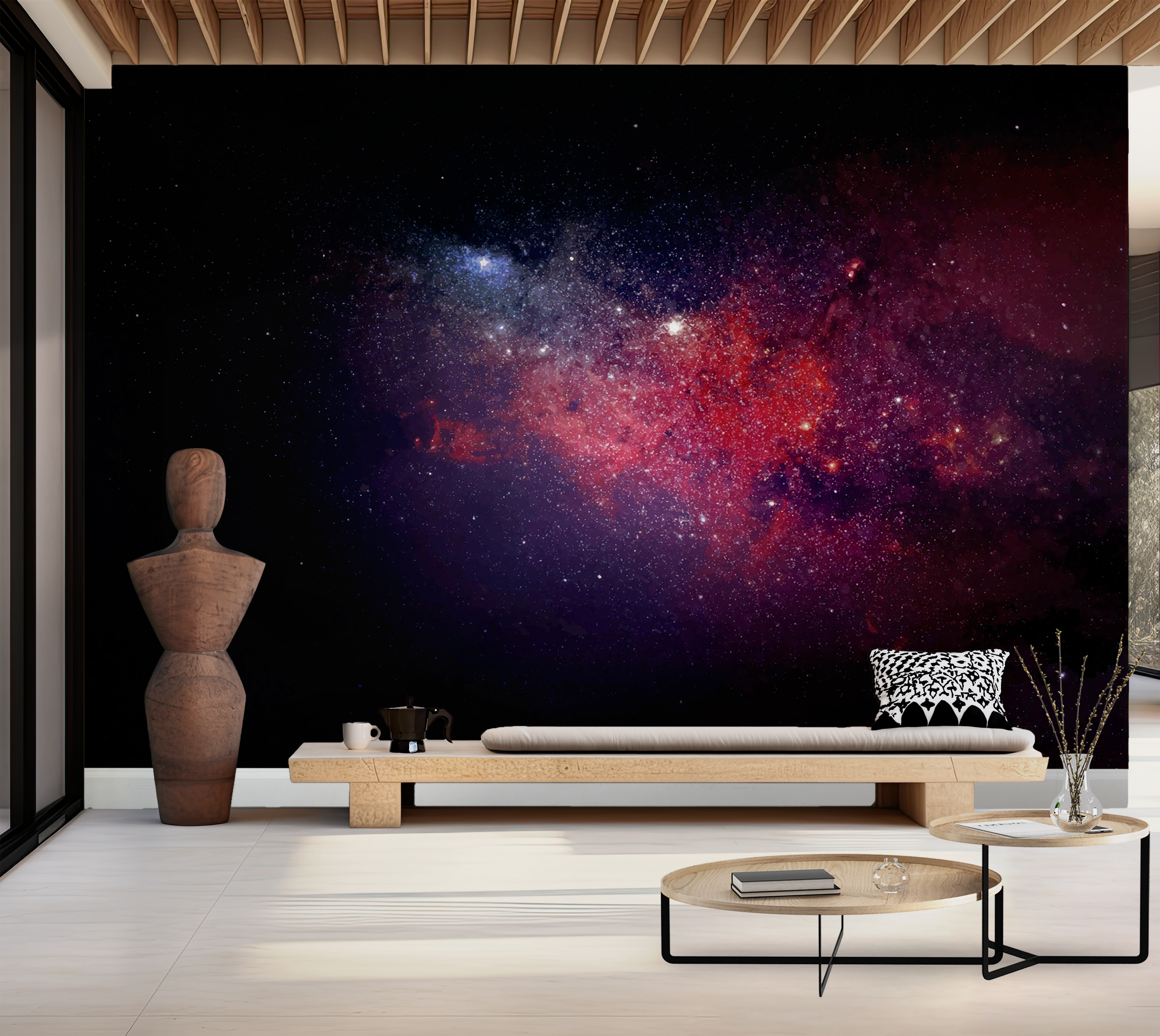 Premium Peel & Stick Wall Mural - Galaxy Stars Space