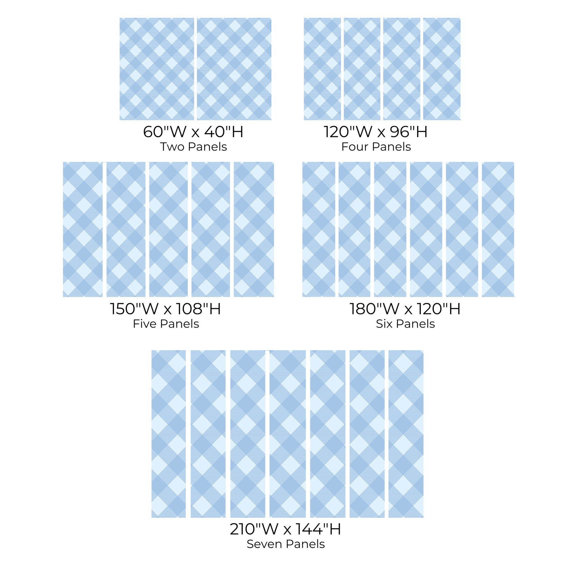 Premium Peel & Stick Wall Mural - Geometric Blue Pattern