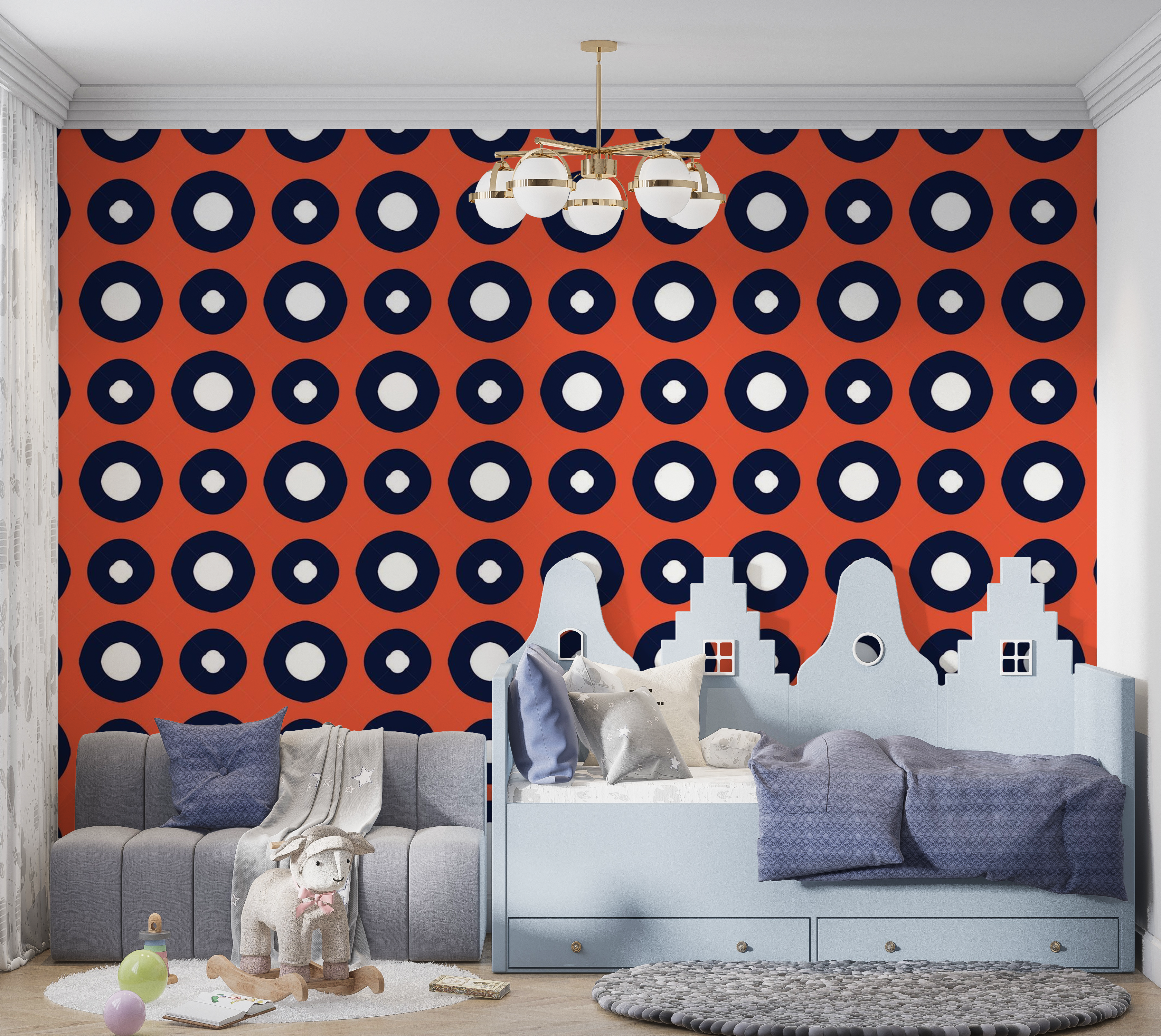 Premium Peel & Stick Wall Mural - Geometric Pattern