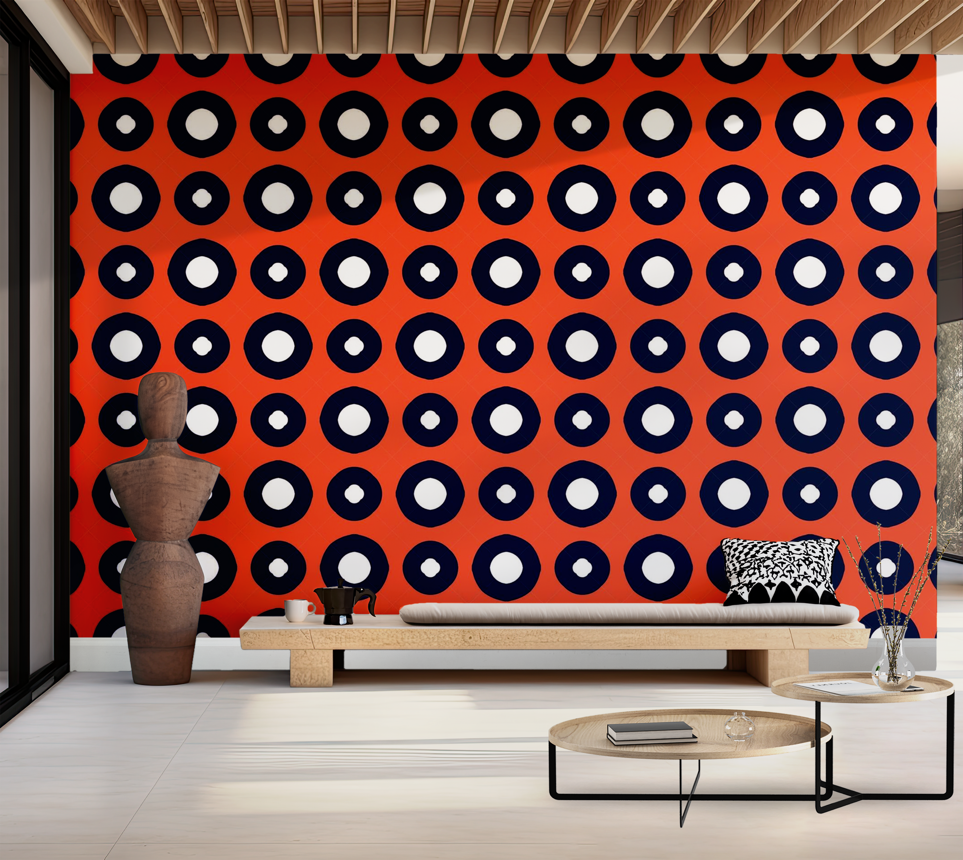 Premium Peel & Stick Wall Mural - Geometric Pattern