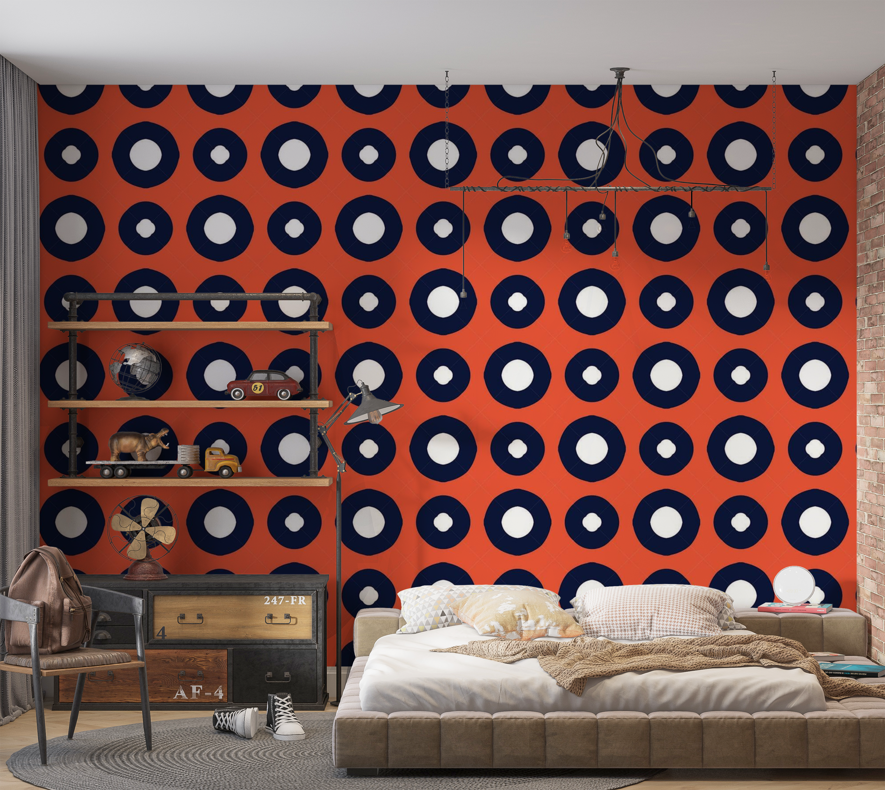 Premium Peel & Stick Wall Mural - Geometric Pattern