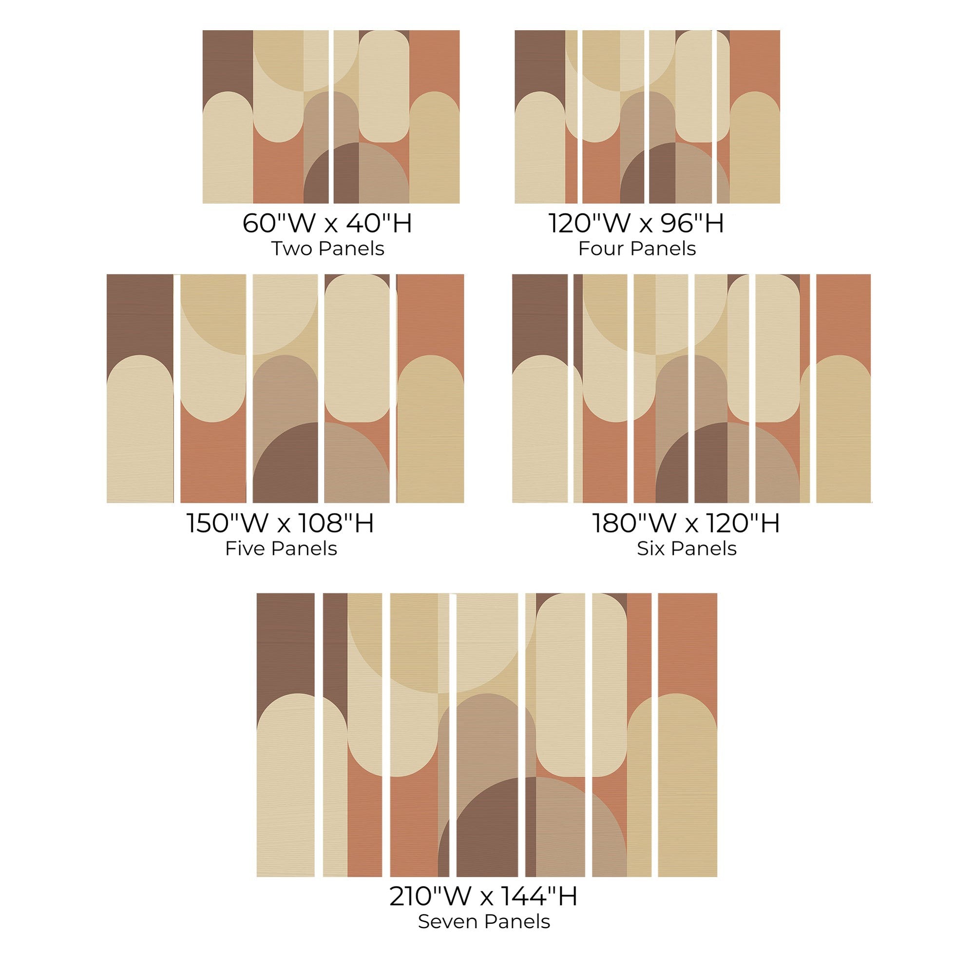 Premium Peel & Stick Wall Mural - Geometric Shapes