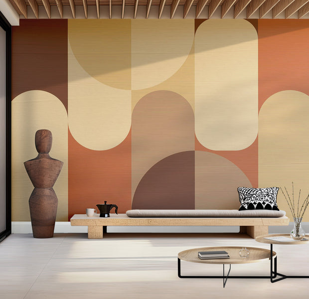 Premium Peel & Stick Wall Mural - Geometric Shapes