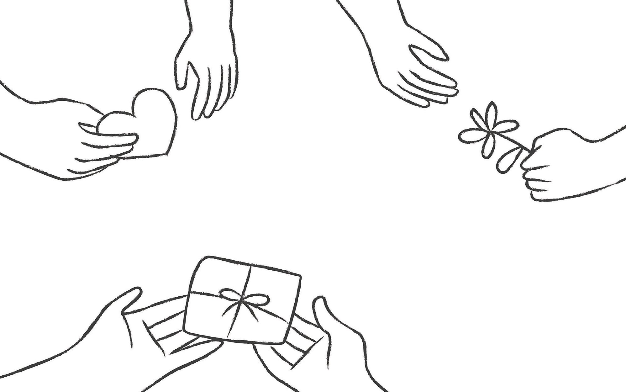 Premium Peel & Stick Wall Mural - Gifts Exchange