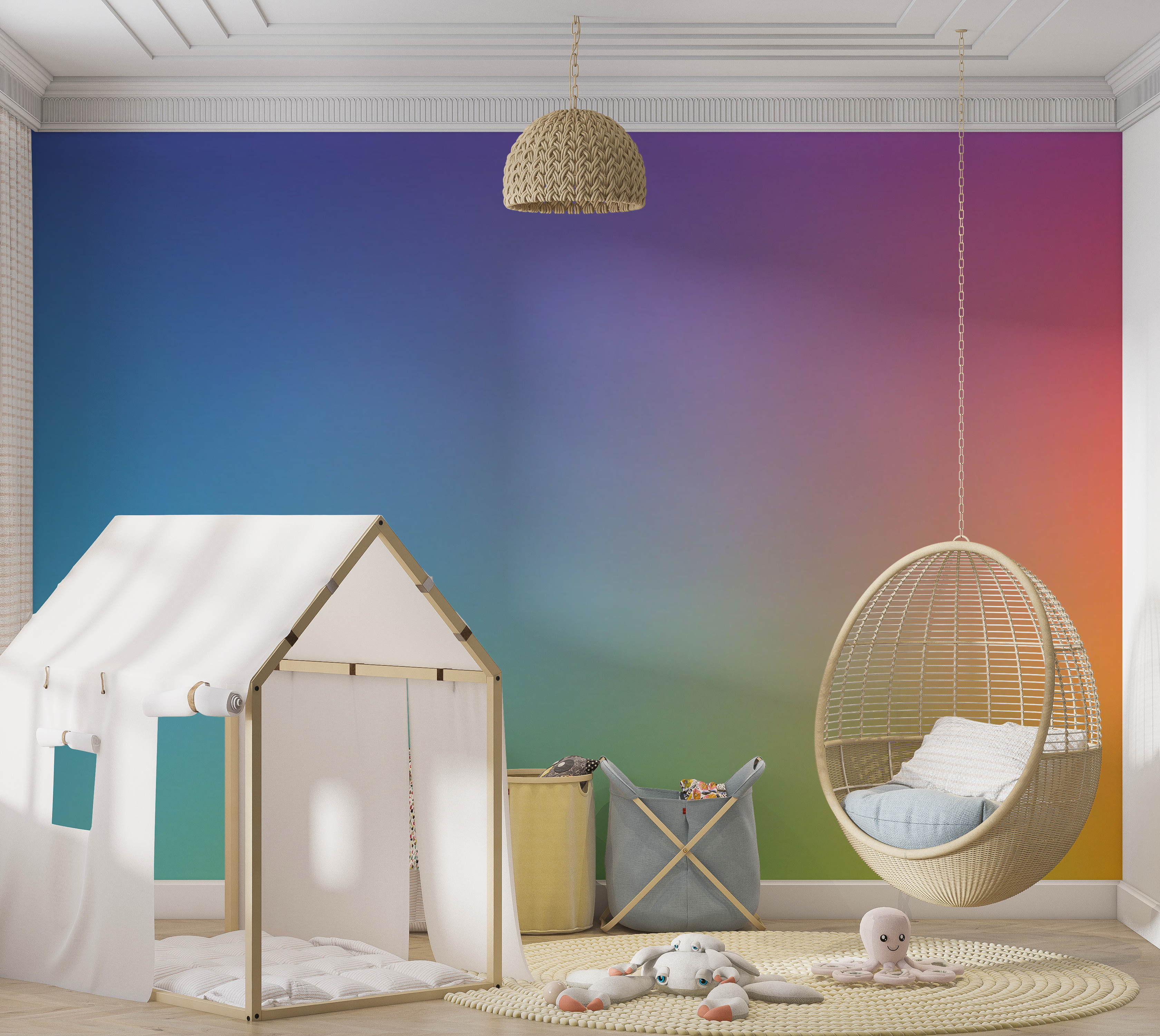Premium Peel & Stick Wall Mural - Gradient Spectrum