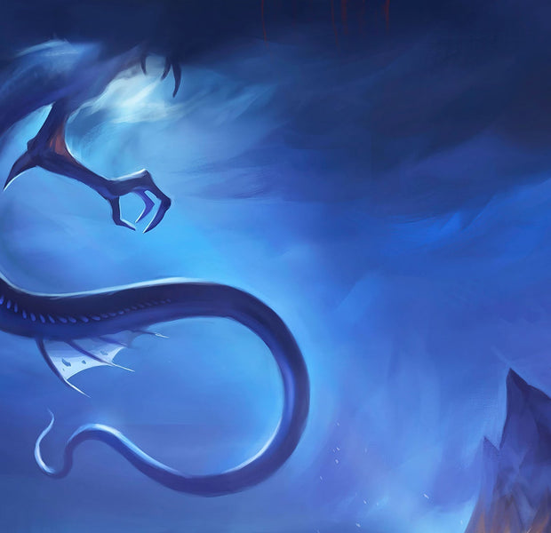 Premium Peel & Stick Wall Mural - Mystical Dragon Flight