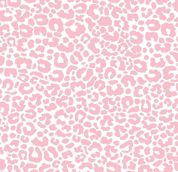 Premium Peel & Stick Wall Mural - Pink Leopard Print