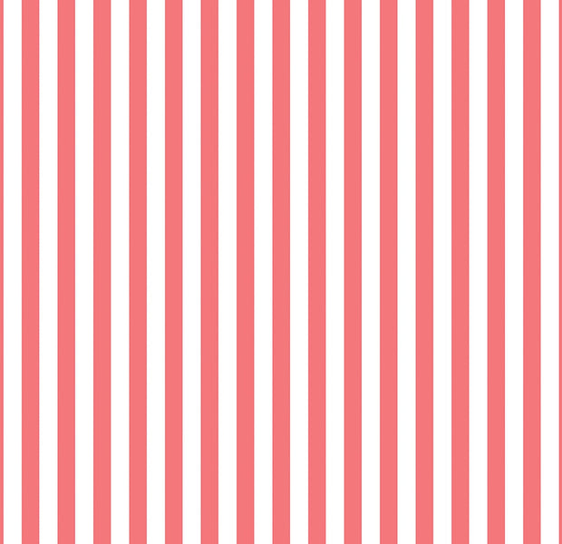 Premium Peel & Stick Wall Mural - Pink Stripes