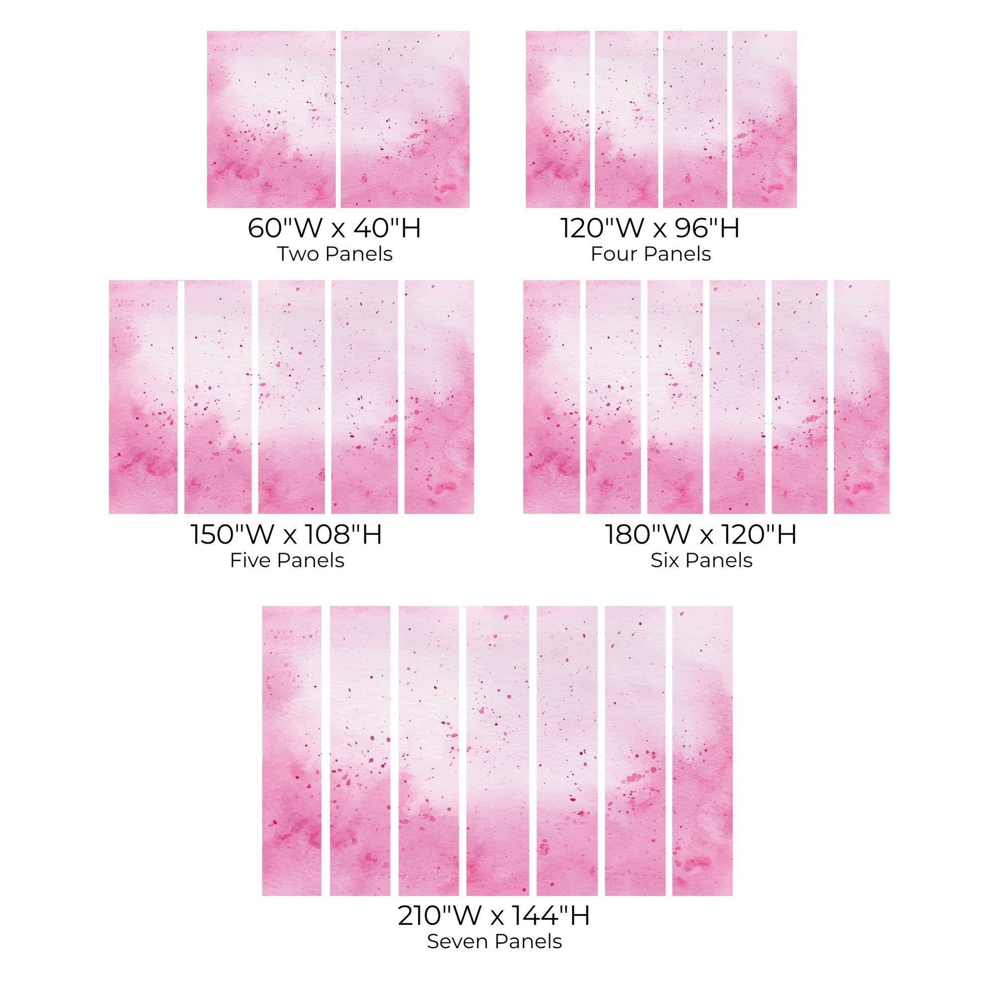 Premium Peel & Stick Wall Mural - Purple Watercolor Splash