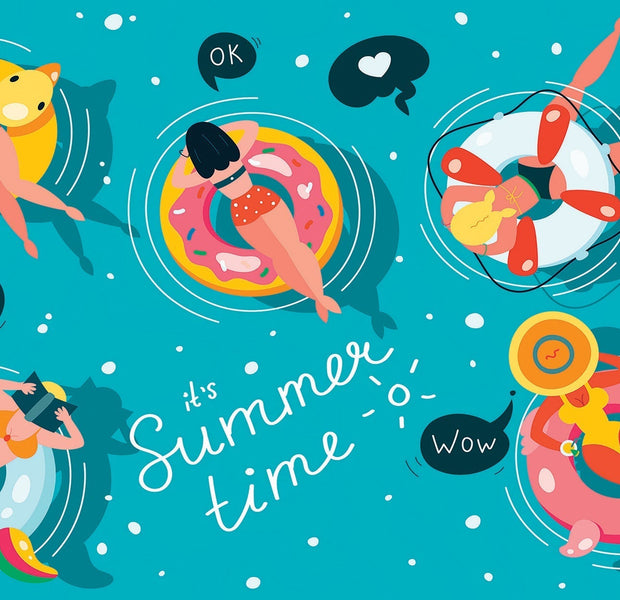 Premium Peel & Stick Wall Mural - Summer Fun