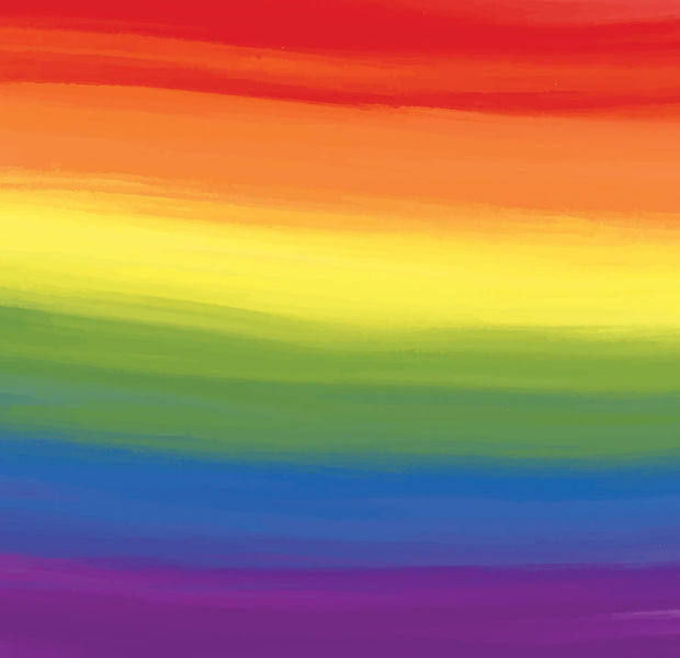 Premium Peel & Stick Wall Mural - Vibrant Rainbow Gradient