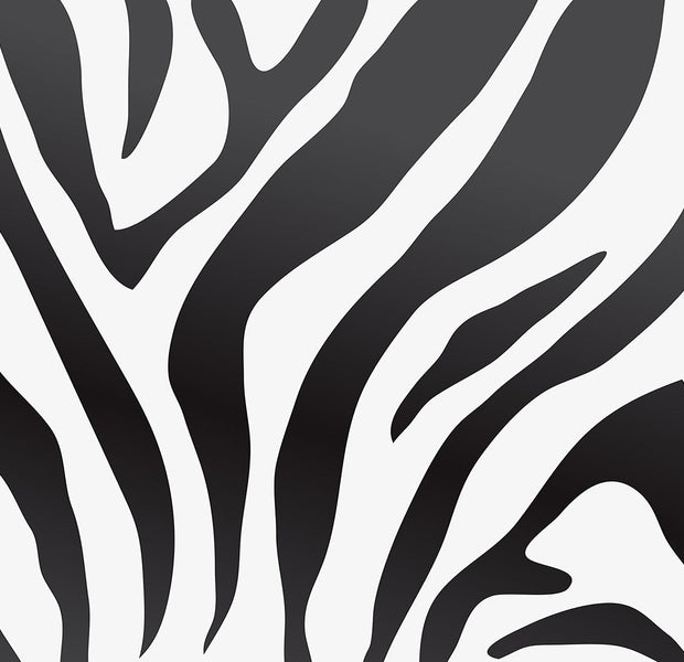 Premium Peel & Stick Wall Mural - Zebra Stripes Pattern