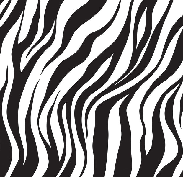 Premium Peel & Stick Wall Mural - Zebra Stripes