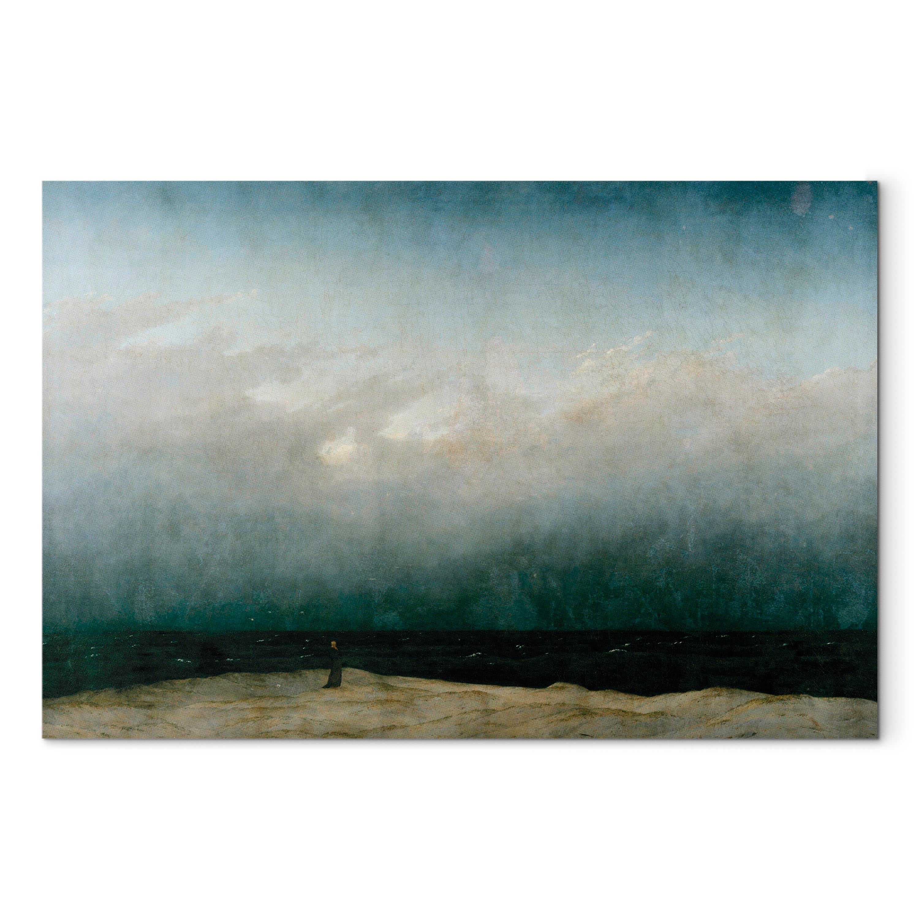 Reproduction Canvas Wall Art - Monk by the Sea