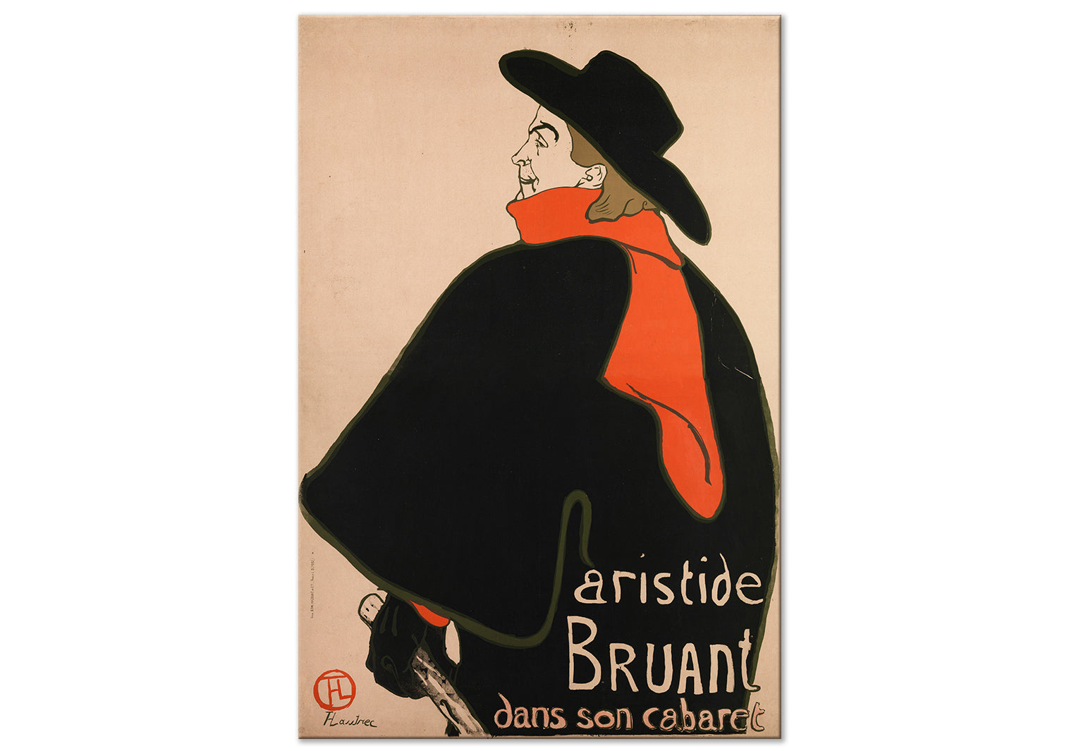 Retro Canvas Wall Art - Aristide Bruant