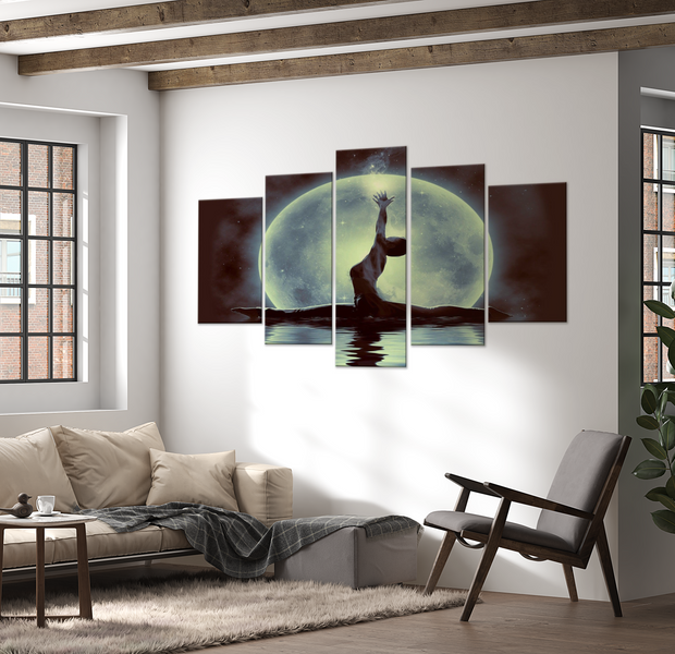 Spiritual Canvas Wall Art - Twine Dark - 5 Pieces