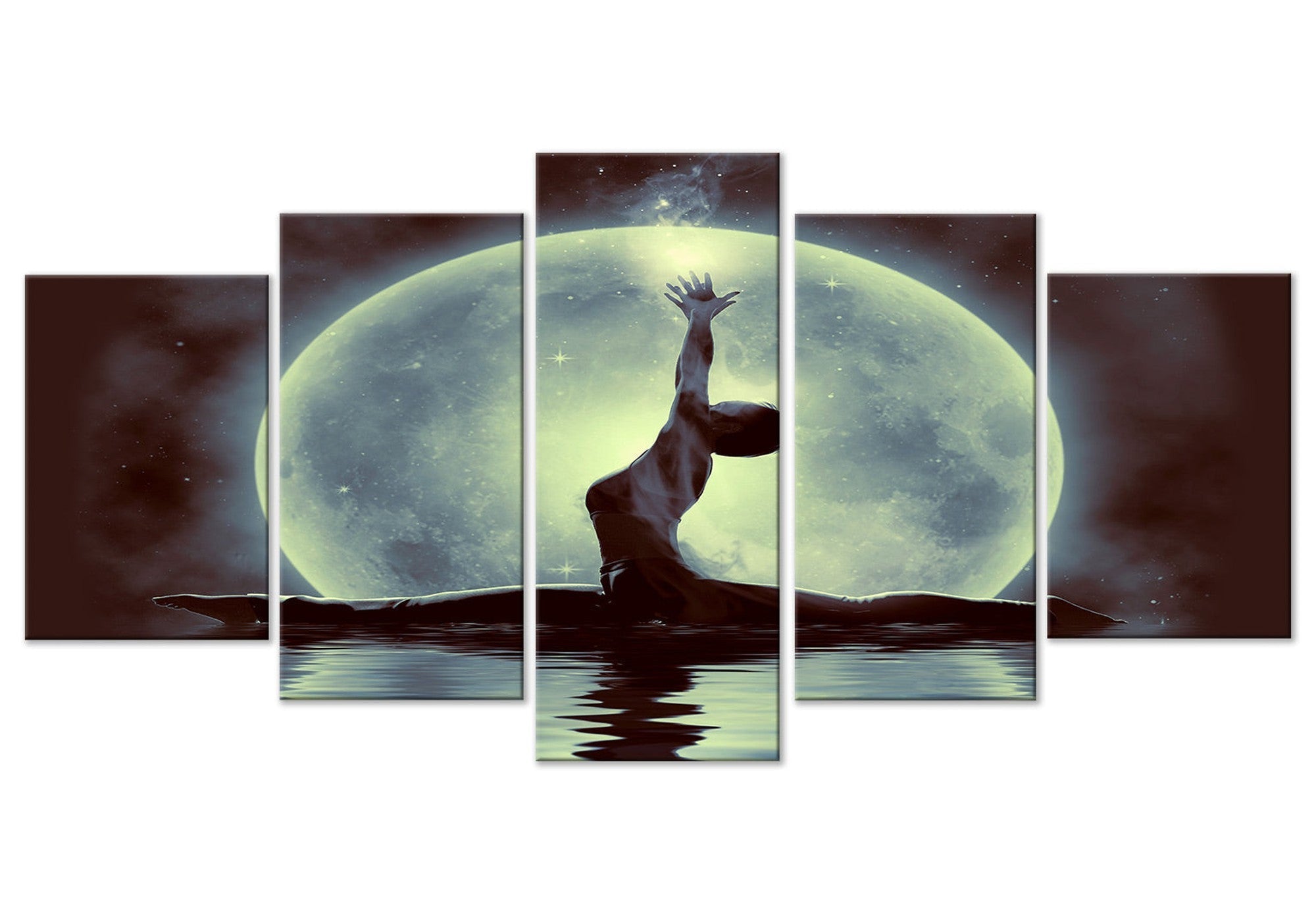 Spiritual Canvas Wall Art - Twine Dark - 5 Pieces