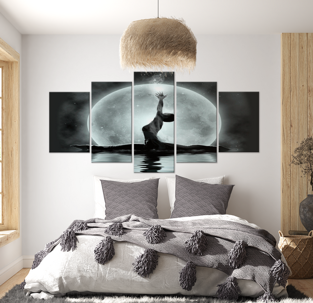 Spiritual Canvas Wall Art - Twine Grey - 5 Pieces