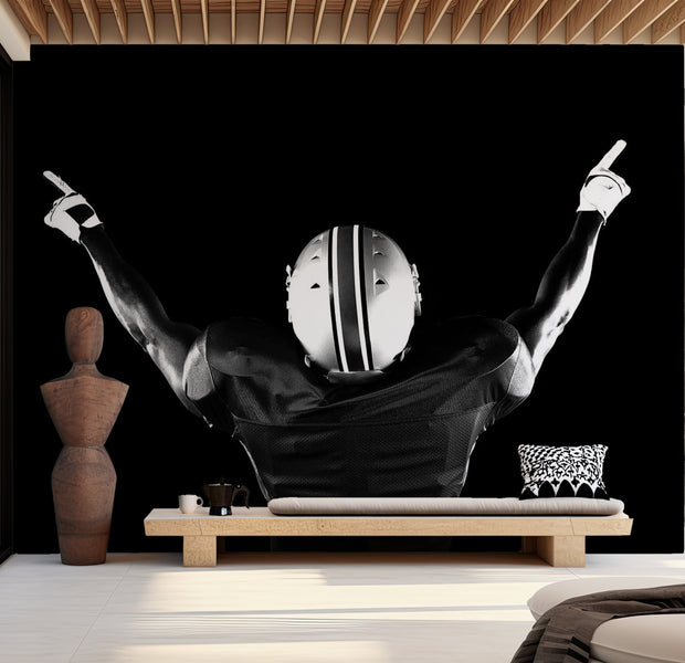Sports Wallpaper Wall Mural - American Football Player