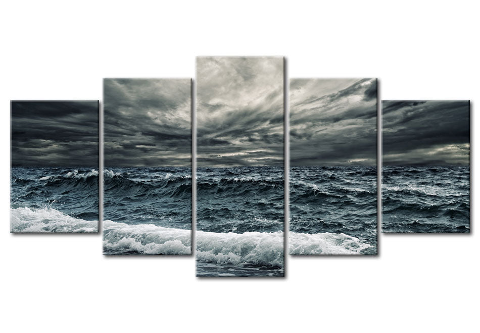 Stretched Canvas Landscape Art - A Storm Is Coming