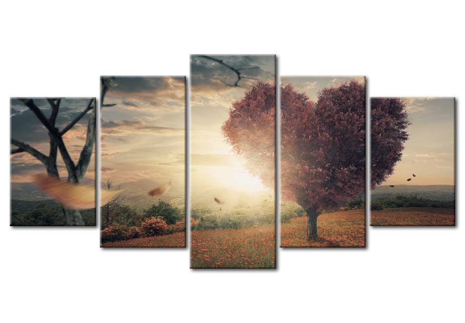 Stretched Canvas Landscape Art - Hill Of Lovers