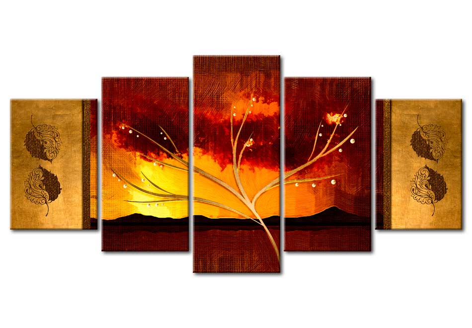 Stretched Canvas Landscape Art - Oriental Wind